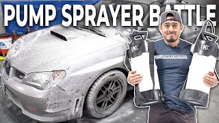 Best Pump Sprayer For Detailing  IK Foam Pro 12 vs Mutli Pro 12 Review [upl. by Merill]