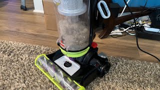 Bissell CleanView Swivel Upright Bagless Vacuum 2252 Review and Pet Test [upl. by Westfall]