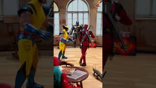 Deadpool  Wolverine BloopersOuttakes 🤪🎥 stopmotion made for Hot Toys Collectibles [upl. by Vinia233]