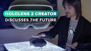 HoloLens 2 creator discusses augmented realitys future [upl. by Emmalyn252]