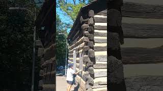 The Neill Log House is a historic log cabin in Schenley Park in Pittsburgh Pennsylvania [upl. by Estel]