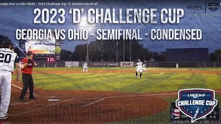 Georgia Red vs Ohio White  2023 Challenge Cup D division semifinal [upl. by Yarrum]