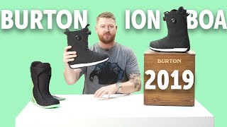 2019 Burton Ion BOA Snowboard Boot Review [upl. by Beatty]