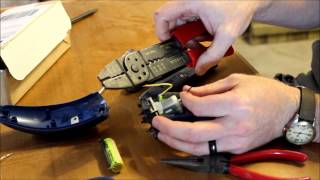 How to change the rechargeable batteries in an electric shaver [upl. by Odareg]