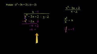 Dzielenie wielomianów dzielenie pisemne [upl. by Dub]