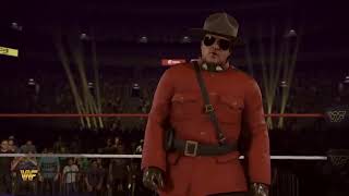 WWF ROYAL RUMBLE 1991 the Mountie vs Koko B Ware Match 5 [upl. by Adnohsor]