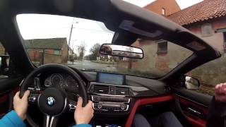 BMW M4 Convertible  POV Drive amp pure sound [upl. by Grimona]