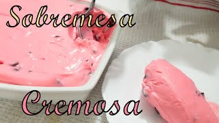 🍓 SOBREMESA CREMOSA GOTAS DE CHOCOLATE ✅ [upl. by Carey]