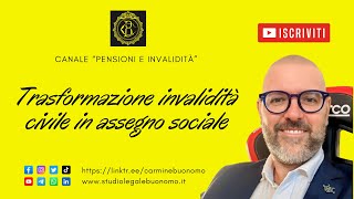 Trasformazione invalidità civile in assegno sociale [upl. by Akenn]