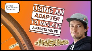 Inflating a Presta valve using an adapter  A stepbystep guide [upl. by Brendan222]