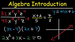 Algebra Introduction  Basic Overview  Online Crash Course Review Video Tutorial Lessons [upl. by Ramo774]