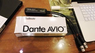 DANTE AVIO 일반 오디오장비에 가장 저렴한 가격으로 DANTE 출력을 더한다 [upl. by Ahsirtap]