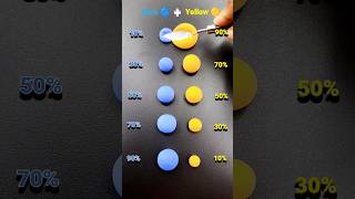 Blue 🔵 Vs Yellow🟡 Satisfying Color Mix colormixing satisfying [upl. by Anglim]