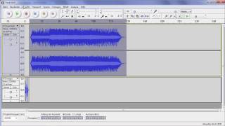2 Aufnahme Lautstärke Schneiden Metadaten Mp3Export [upl. by Eadwine]