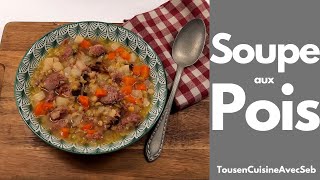 SOUPE aux POIS une RECETTE 🇳🇴 NORVÉGIENNE 🇳🇴 Tous en cuisine avec Seb [upl. by Aenet]