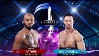 Lyndon Arthur vs Enzo Maccarinelli light house theatre undisputed [upl. by Divd]