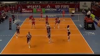 Callie Schwarzenbach and Brionne Butler  Osasco vs Minas Volleyball Highlights [upl. by Nagram]