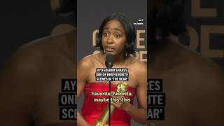 Ayo Edebiri wins her first Golden Globe for “The Bear” [upl. by Rizika]