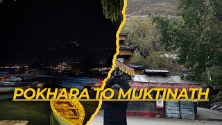 POKHARA TO MUKTINATH TEMPLE Adventurer journey [upl. by Carola]