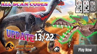 Jurassic World CHAOS THEORY 2025 MATTEL Scan Codes All Dinosaurs UPDATE 1322 THAPUNNGAKA SHAWI [upl. by Coulombe]