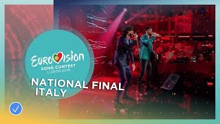 Ermal Meta amp Fabrizio Moro  Non Mi Avete Fatto Niente  Italy  National Final Performance [upl. by Latyrc]