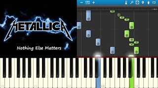 Nothing Else Matters intro  Piano Tutorial  Fácil [upl. by Naehs]