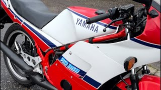 Yamaha RD350 YPVS F1…………………New ring Test [upl. by Godiva]