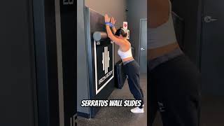 Get Back to OVERHEAD PRESS with Serratus Wall Slides [upl. by Ardnasil319]