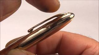 SHEAFFER SNORKEL METAL CAP REPAIR [upl. by Kamerman]