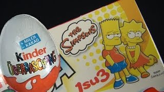 Kinder Surprise  The Simpsons 2010 [upl. by Sumerlin]