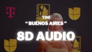 TINI  buenos aires  8D AUDIO 360° Usar Auriculares  Suscribirse [upl. by Ecnahc]