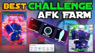 BEST CHALLENGE AFK FARM FOR GOJO AND SUKUNA EVO MATERIALS UPDATE 1  Anime Last Stand [upl. by Occir]