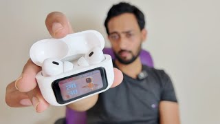 A9 Pro ANC Airpods  With Display Touch screen  Unboxing amp Review [upl. by Natassia]