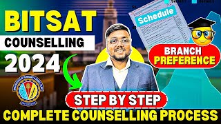 BITSAT Counselling Process 2024 🥳  BITSAT Iteration 1  BITSAT Preference Form 2024  BITSAT 2024 [upl. by Nyrok216]