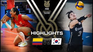 🇨🇴 COL vs 🇰🇷 KOR  Highlights  Womens OQT 2023 [upl. by Loralee]