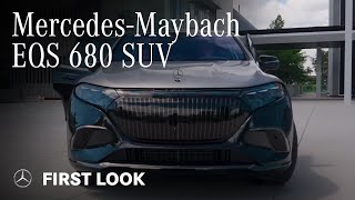 2024 MercedesBenz Maybach EQS 680 SUV ‘First Look’ [upl. by Biles]