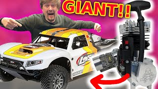 GIANT RC Car gets MASSIVE Race Engine 6x power [upl. by Launce]