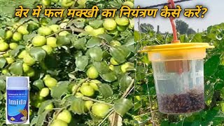 how to control fruit fly  बेर में फल मक्खी का नियंत्रण कैसे करें [upl. by Fogel902]