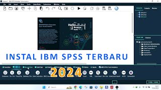 Cara instal IBM SPSS Statistik terbaru 2024 mudah [upl. by Nauqaj]