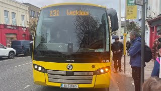 VB515  131 to Wicklow  Volvo B8RLE Sunsundegui SB3  Bus Éireann [upl. by Lubin]