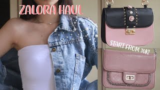 ZALORA HAUL clothing  bags START FROM 30K [upl. by Allcot]