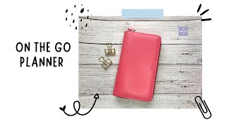 On the Go Planner • Filofax Saffiano Zip Organizer [upl. by Akilak]