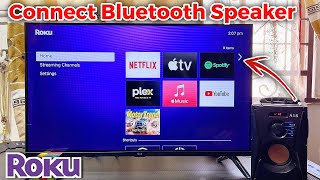 How to Connect Bluetooth Speaker to Roku TV [upl. by Anihsit]