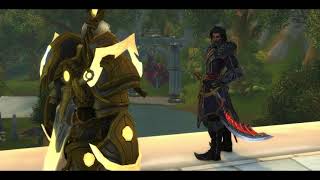 Wrathion and Turalyon Discuss in Stormwind  World of Warcraft Dragonflight [upl. by Calley]