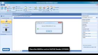 Asure ID 7 How to read DESFire CSN using OMNKEY 5427 Desktop Encoder [upl. by Jews640]