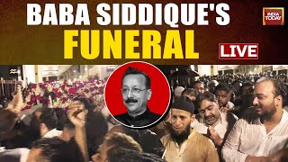 Baba Siddique Funeral  Baba Siddique Funeral Live  Baba Siddique News  Baba Siddique  Mumbai [upl. by Kenti]