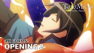 Tsukimichi Moonlit Fantasy  Opening 2 【Utopia】 4K 60FPS Creditless  CC [upl. by Shippee]