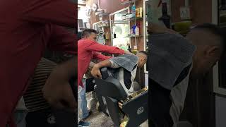 Massage kaise karetrending video barbershop viralshort barber massage [upl. by Annahsohs]