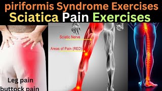 Piriformis Syndrome Relief Simple Stretches to Try  Sciatica Pain Exercise  Buttock Pain [upl. by Llesirg]