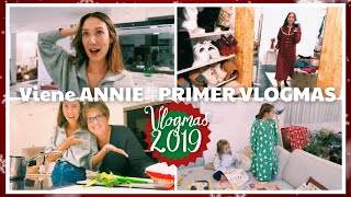 VLOGMAS 2019 1 Viene Annie y Hacemos VLOGMAS tarde [upl. by Leugimesoj]